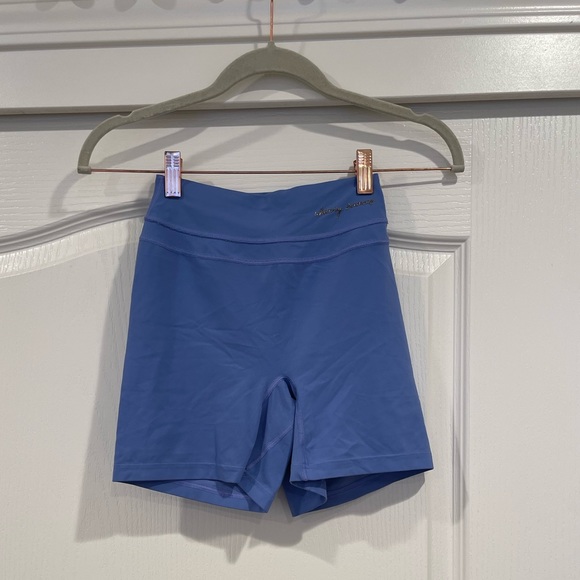 gymshark whitney simmons blue shorts size xs - Picture 2 of 7